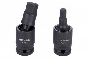 1/2" SQ DR.IMPACT HEX BIT SOCKETS-SINGLE PC